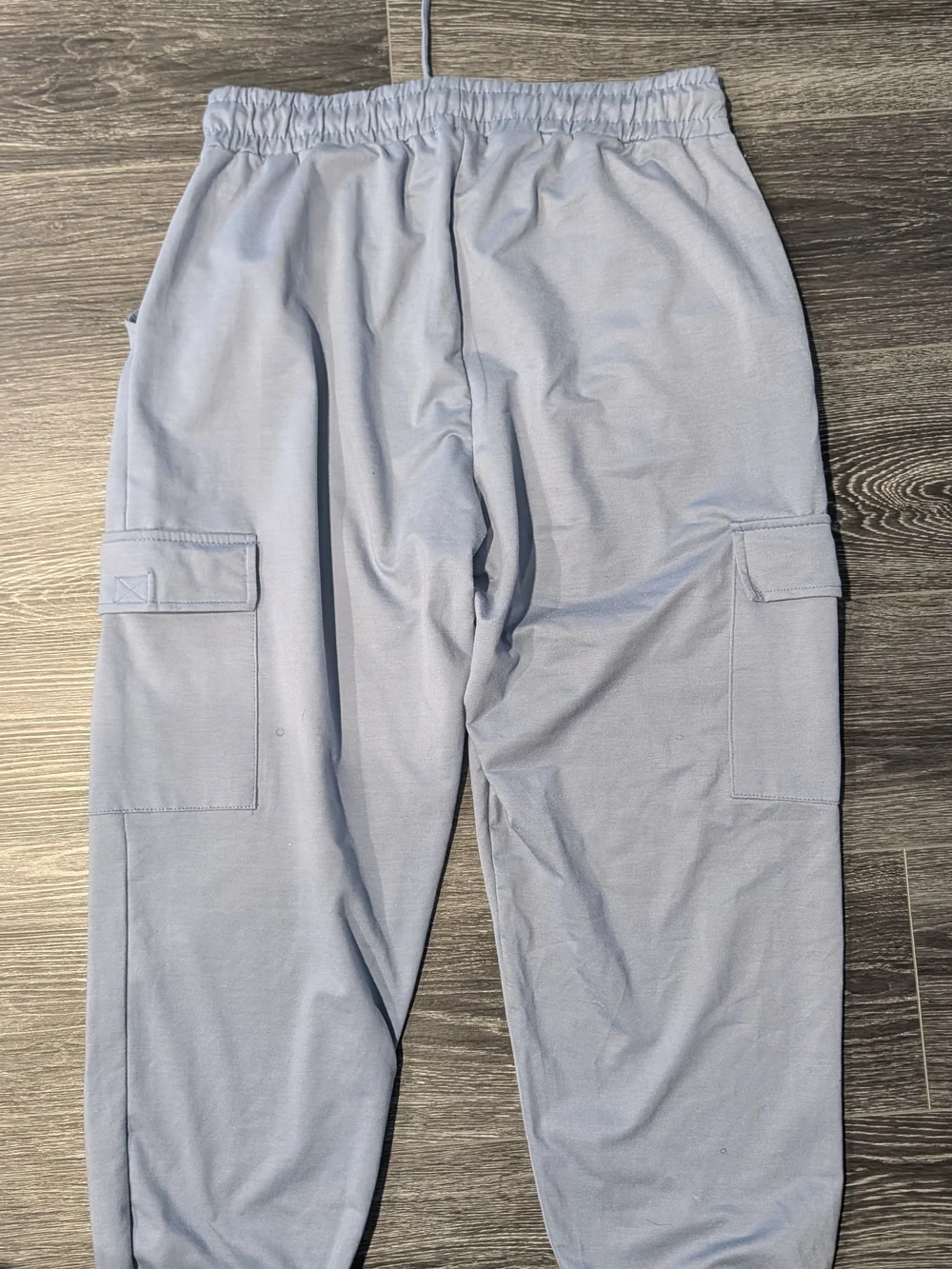 Love Light Blue Cargo Joggers